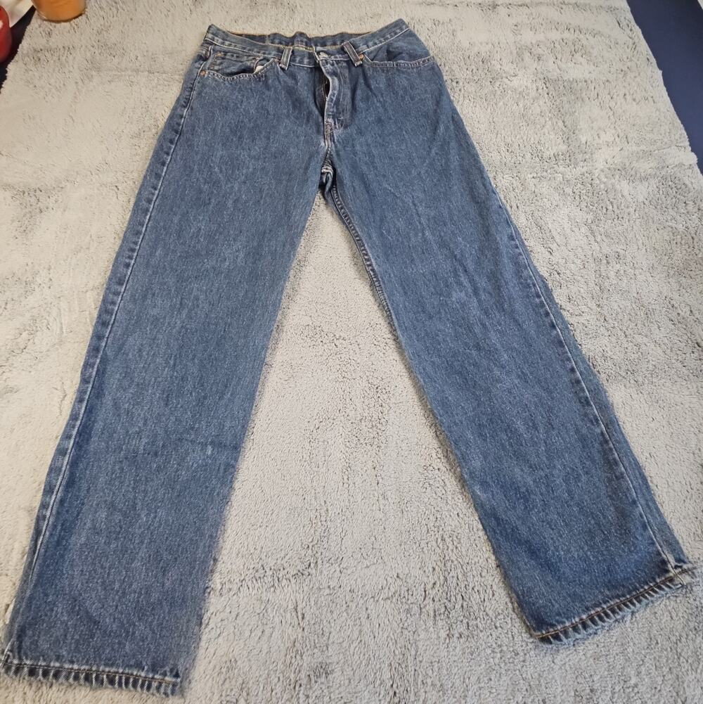Relaxed Fit Jeans Men's W33 L30 Medium Wash Tapered 100% Cotton by Levi's